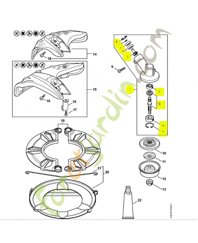 Reducteur 4144-640-0102. Pièce de rechange Sithl 
