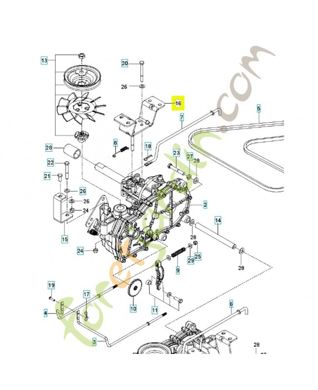 support 580806602. Pièce détachée Husqvarna support 580806602. Pièce détachée Husqvarna
