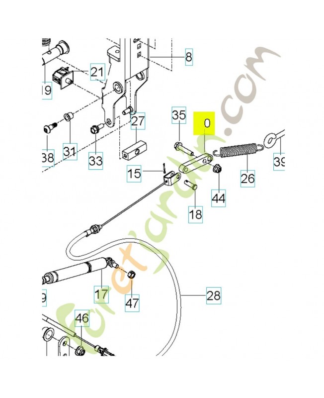 support 582477601- Pièce détachée Husqvarna