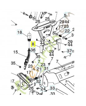 support 589795901 - Pièce détachée Husqvarna