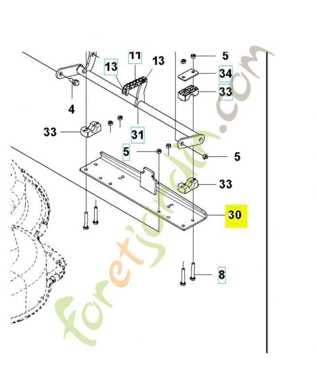 support 591374902 - Pièce détachée Husqvarna support 591374902 - Pièce détachée Husqvarna