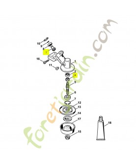 Jeu de pignon 4140-640-7300. Pièce de rechange Sithl / Vicking référence 4140-640-7300