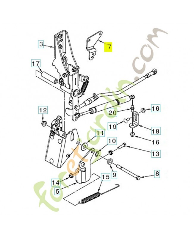 Support 593061604. Pièce détachée Husqvarna Support 593061604. Pièce détachée Husqvarna