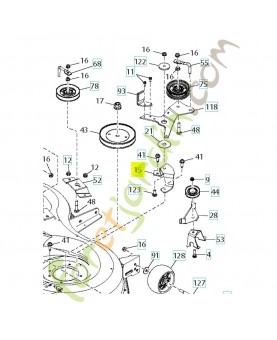 Support 592854702.Pièce détachée Husqvarna