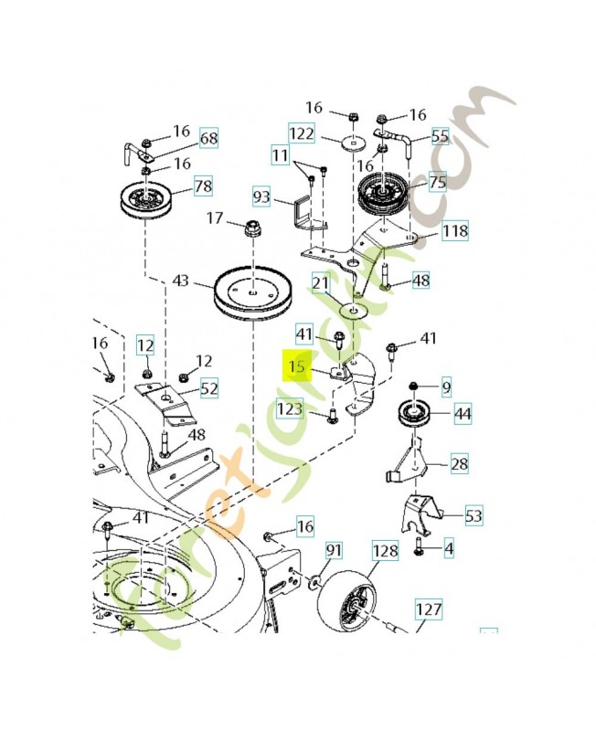 Support 592854702.Pièce détachée Husqvarna Support 592854702.Pièce détachée Husqvarna