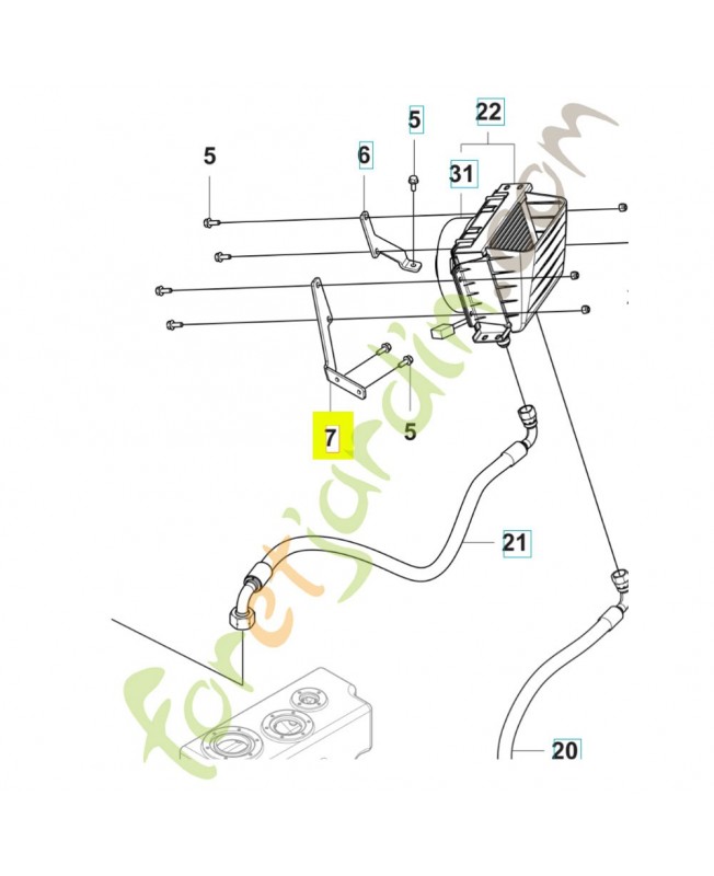 Support 593366301. Pièce détachée Husqvarna Support 593366301. Pièce détachée Husqvarna