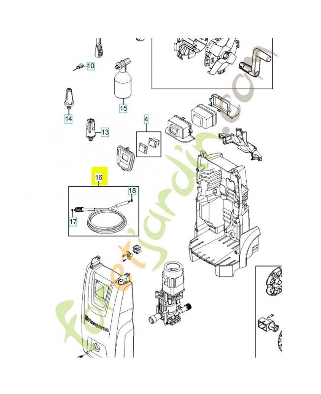 Tuyau 592617640. Pièce détachée Husqvarna