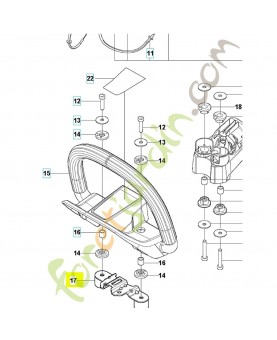 Support 593324001. Pièce détachée Husqvarna