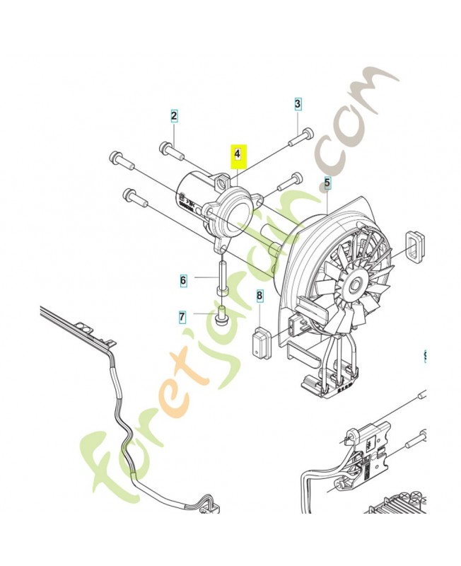Support 592933501. Pièce détachée Husqvarna