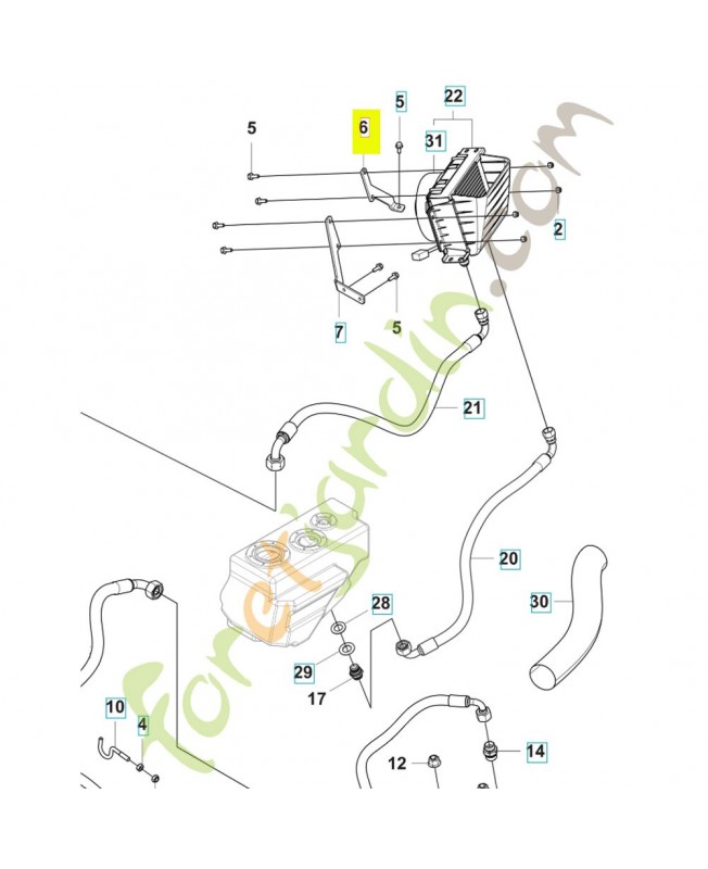 Support 593366401. Pièce détachée Husqvarna Support 593366401. Pièce détachée Husqvarna