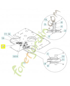 Support 594100301. Pièce détachée Husqvarna