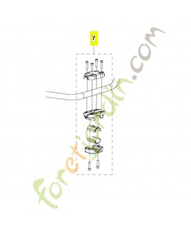 Support de poignée 593825402. Pièce détachée Husqvarna