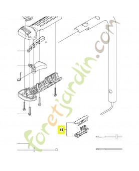 Raccord rapide 544460001. Pièce de rechange Husqvarna