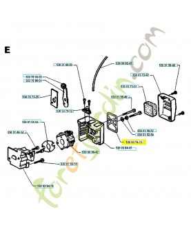 Support de filtre 530037413. Pièce de rechange Husqvarna