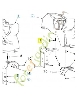 support 593981402 - Pièce détachée Husqvarna