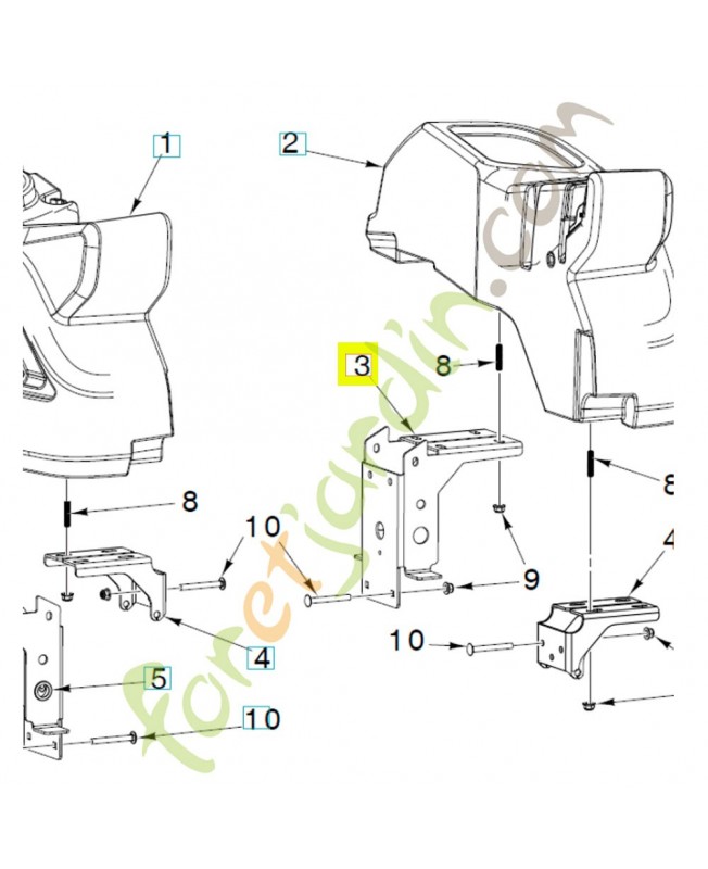 support 593981402 - Pièce détachée Husqvarna support 593981402 - Pièce détachée Husqvarna