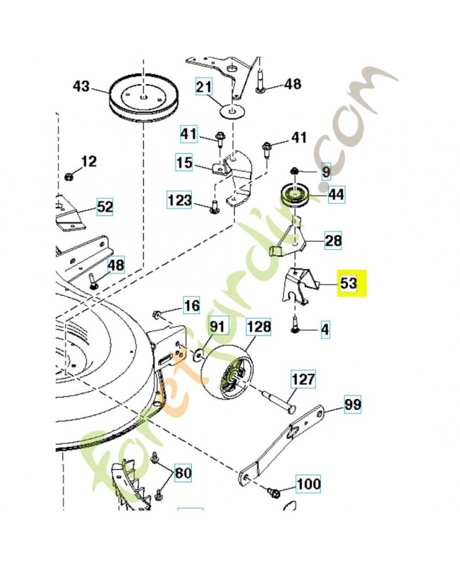 Support 595098103 - Pièce détachée Husqvarna Support 595098103 - Pièce détachée Husqvarna