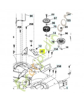 support 594972603- Pièce détachée Husqvarna