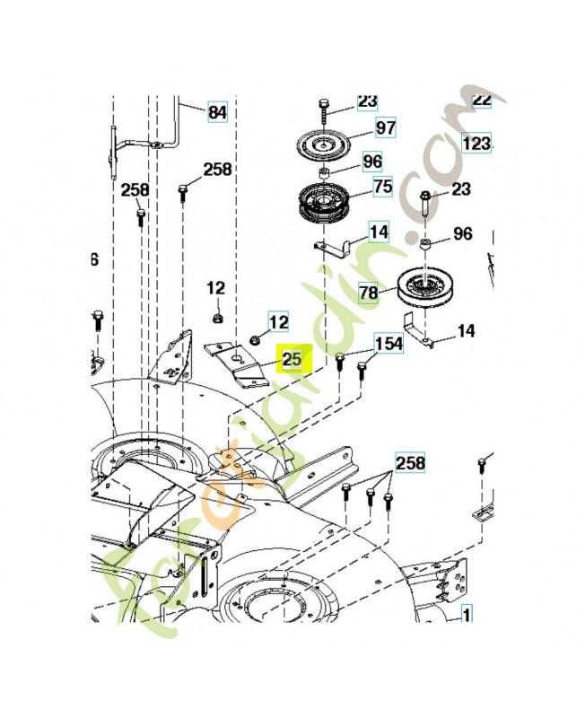 support 594972603- Pièce détachée Husqvarna support 594972603- Pièce détachée Husqvarna