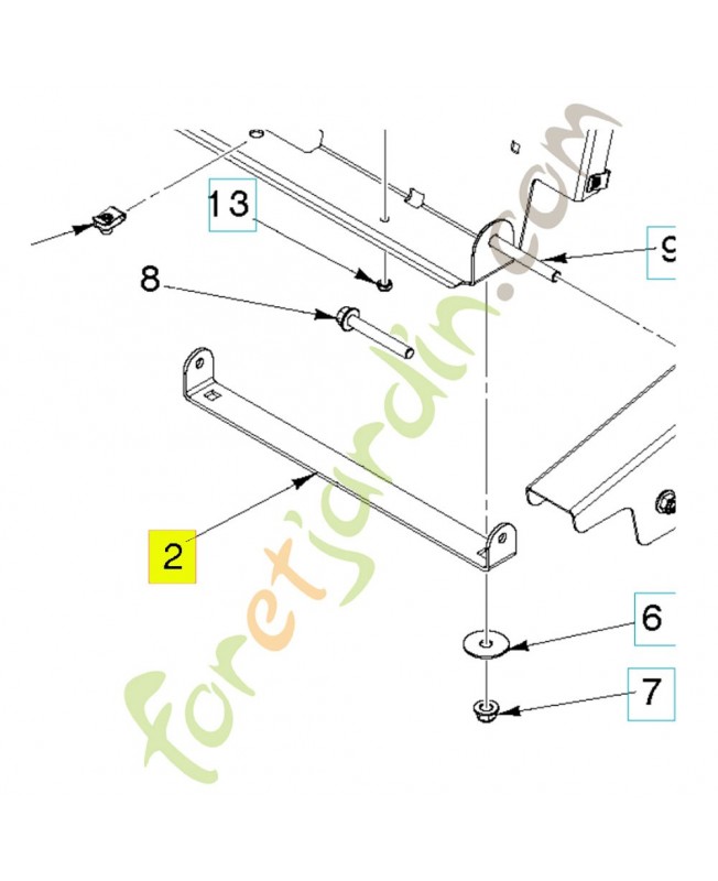 support 595306702 - Pièce détachée Husqvarna support 595306702 - Pièce détachée Husqvarna