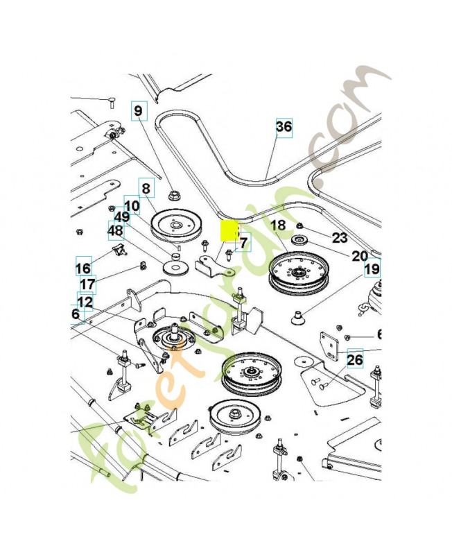 Support 596506302. Pièce détachée Husqvarna Support 596506302. Pièce détachée Husqvarna