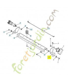support 595529402 - Pièce détachée Husqvarna
