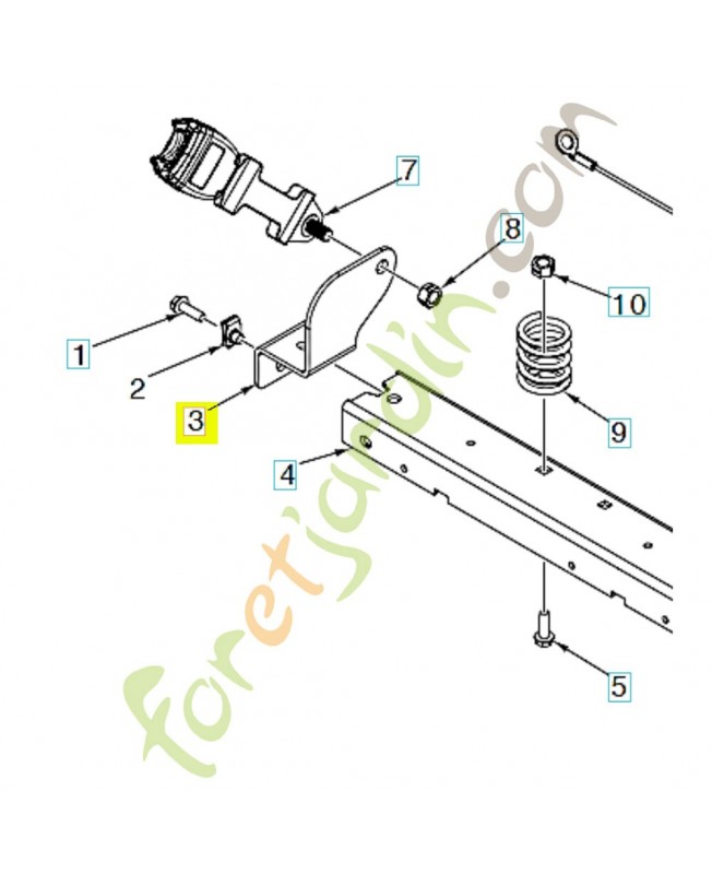 support 595529502 - Pièce détachée Husqvarna support 595529502 - Pièce détachée Husqvarna