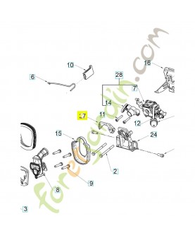 support 595952901 - Pièce détachée Husqvarna
