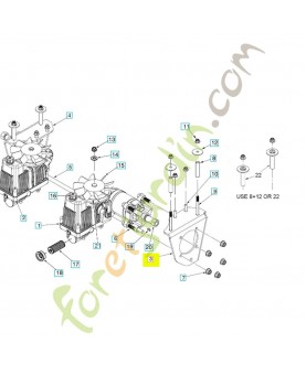 support 596691903 - Pièce détachée Husqvarna