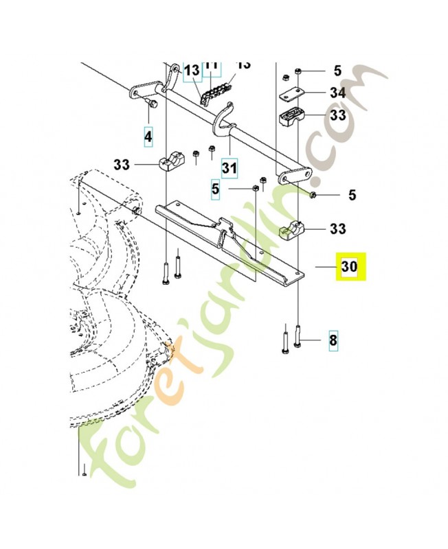 support 597215102- Pièce détachée Husqvarna support 597215102- Pièce détachée Husqvarna