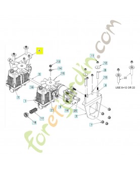 SUPPORT 596691904- Pièce détachée Husqvarna