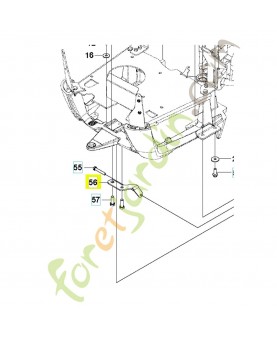 support 597984301 - Pièce détachée Husqvarna