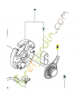 Pignon de pompe Husqvarna ref. 582270105