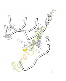 Monture de support 4119-791-0600. Pièce de rechange Sithl / Vicking