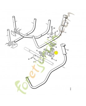 Monture de support 4119-791-0605. Pièce de rechange Sithl / Vicking