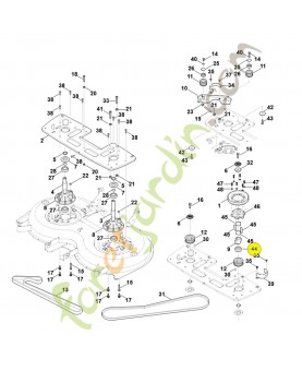 Anneau d'écartement 6170-702-1711. Pièce détachée Stihl / Vicking