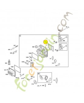 691843 Capuchon valve. Pièce de rechange pour moteur thermique Briggs et Straton