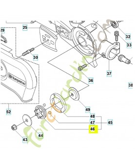 Pignon 537271501. Pièce de rechange Husqvarna