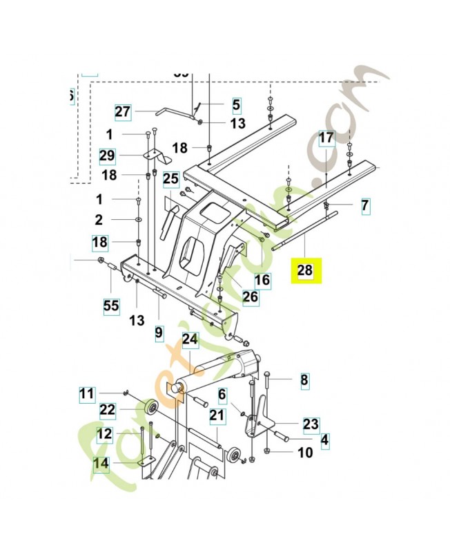 outil rotation 582383601 - Pièce détachée Husqvarna