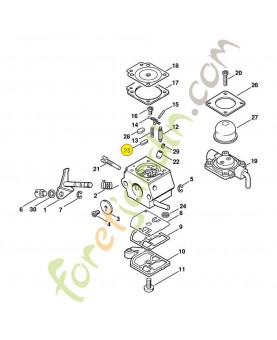 Plaque fermeture 4119-121-0700. Pièce de rechange Sithl / Vicking
