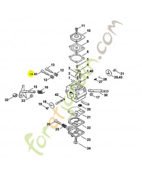 Vis reglage l 4119-122-6802. Pièce de rechange Sithl / Vicking