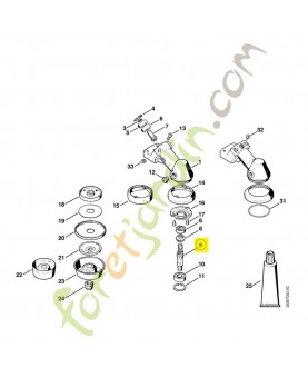 Arbre de sortie 4119-642-0606. Pièce de rechange Sithl / Vicking