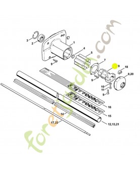 Douille 4119-791-7200. Pièce de rechange Sithl / Vicking