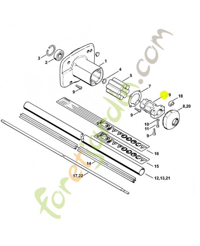 Douille 4119-791-7200. Pièce de rechange Sithl / Vicking