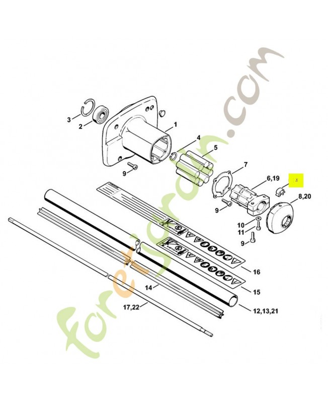 Collier pour cable 4119-791-9400. Pièce de rechange Sithl / Vicking Collier pour cable 4119-791-9400. Pièce de rechange Sithl / Vicking