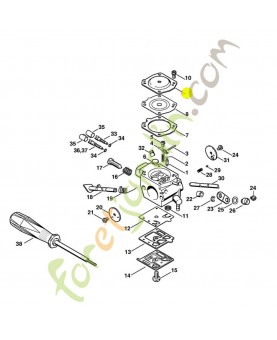 Couvercle 4116-121-0800. Pièce de rechange Sithl / Vicking