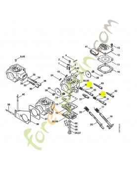 Ressort 4116-122-3001. Pièce de rechange Sithl / Vicking