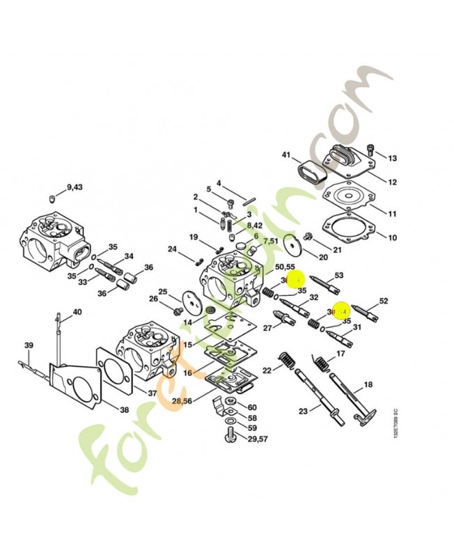 Ressort 4116-122-3001. Pièce de rechange Sithl / Vicking Ressort 4116-122-3001. Pièce de rechange Sithl / Vicking