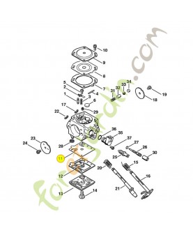 Membrane de pompe 4116-121-4800. Pièce de rechange Sithl / Vicking