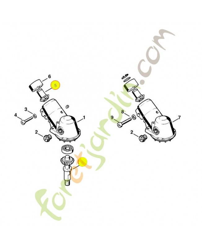 Jeu de pignon 4116-640-7302. Pièce de rechange Sithl / Vicking Jeu de pignon 4116-640-7302. Pièce de rechange Sithl / Vicking